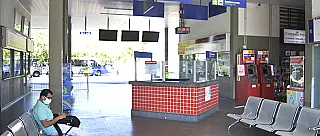 Terminal Rodoviário opera com redução de 86,2% nas viagens