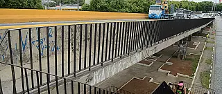 Pedestres temem falta de segurança no Viaduto Ryu Mizuno