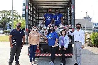 Estoque do Fundo Social recebe mais uma tonelada de alimentos