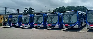Alto Tietê recebe 7 novos ônibus com ar-condicionado