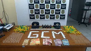 GCM apreende drogas e combate aglomerações