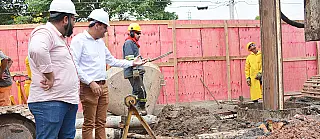 Obras para construção de novo viaduto na região central de Poá avançam