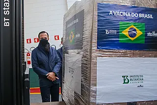 SP inicia entrega de lote de 10 milhões de doses da vacina do Butantan aos brasileiros