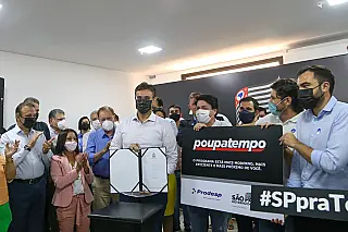 Vice-governador inaugura Poupatempo e reservatório em Arujá