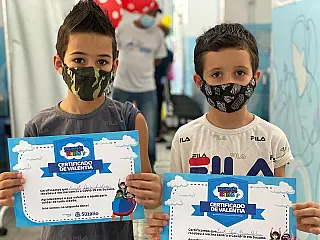 Vacinação abre agendamento para 2ª dose de crianças