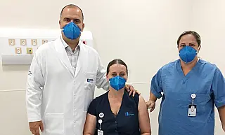 Hospital Santa Maria inicia vacinação de profissionais