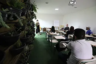 Saspe inicia aulas presenciais da formação básica em jardinagem