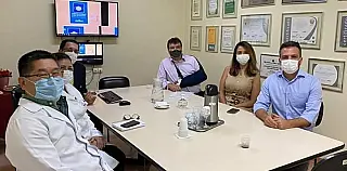 Prefeito de Itaquá se reúne com direção do Hospital Santa Marcelina para melhorar o atendimento à população