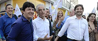 Márcio França faz campanha em Mogi e promete obras viárias