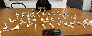 Romu prende suspeito por tráfico de drogas no Jardim Luela
