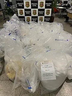 Polícia localiza meia tonelada de cocaína em Guararema