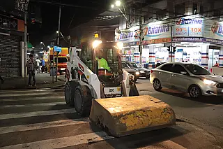 Rua Dr. Felício de Camargo começa a passar por fresagem