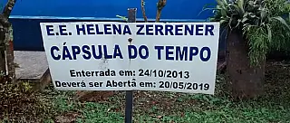 'Cápsula do tempo' da Helena Zerrenner será desenterrada