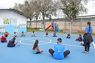 Escola do Jardim Planalto recebe nova edição do projeto ‘Educando pelo Esporte’