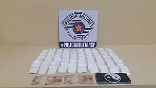Polícia Militar encontra drogas e prende um homem em Biritiba Mirim
