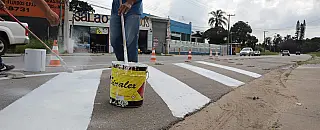 Suzano conta com nova sinalização de trânsito em 70% das vias públicas