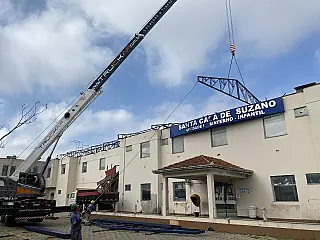 Ashiuchi vistoria obras da Santa Casa