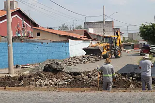 Rua do Suzanópolis começa a receber obras de revitalização