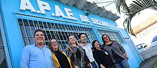 Presidente do Fundo Social e deputado federal Marcio Alvino anunciam R$ 400 mil para Apae de Suzano