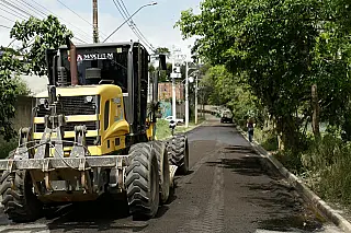 Trabalhos de revitalização viária avançam no Parque Buenos Aires