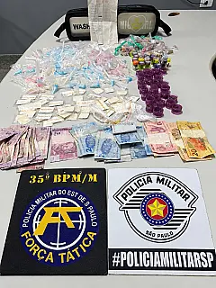 Homem é preso com mais de 300 porções de drogas em Itaquá