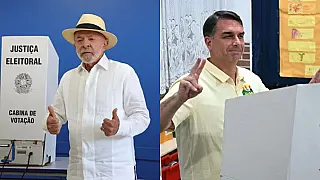Lula e Flávio Bolsonaro votam neste domingo