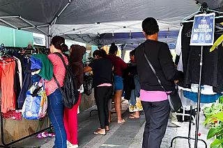 Fundo Social realiza mais uma edição do Cabide Solidário