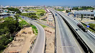 SP-066 terá interdição para içamento de vigas do Complexo Viário do Alto Tietê