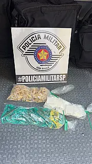 Homem é preso suspeito de tráfico de drogas em Suzano